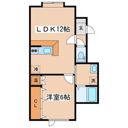 ヴィレッジコートＫの物件間取画像